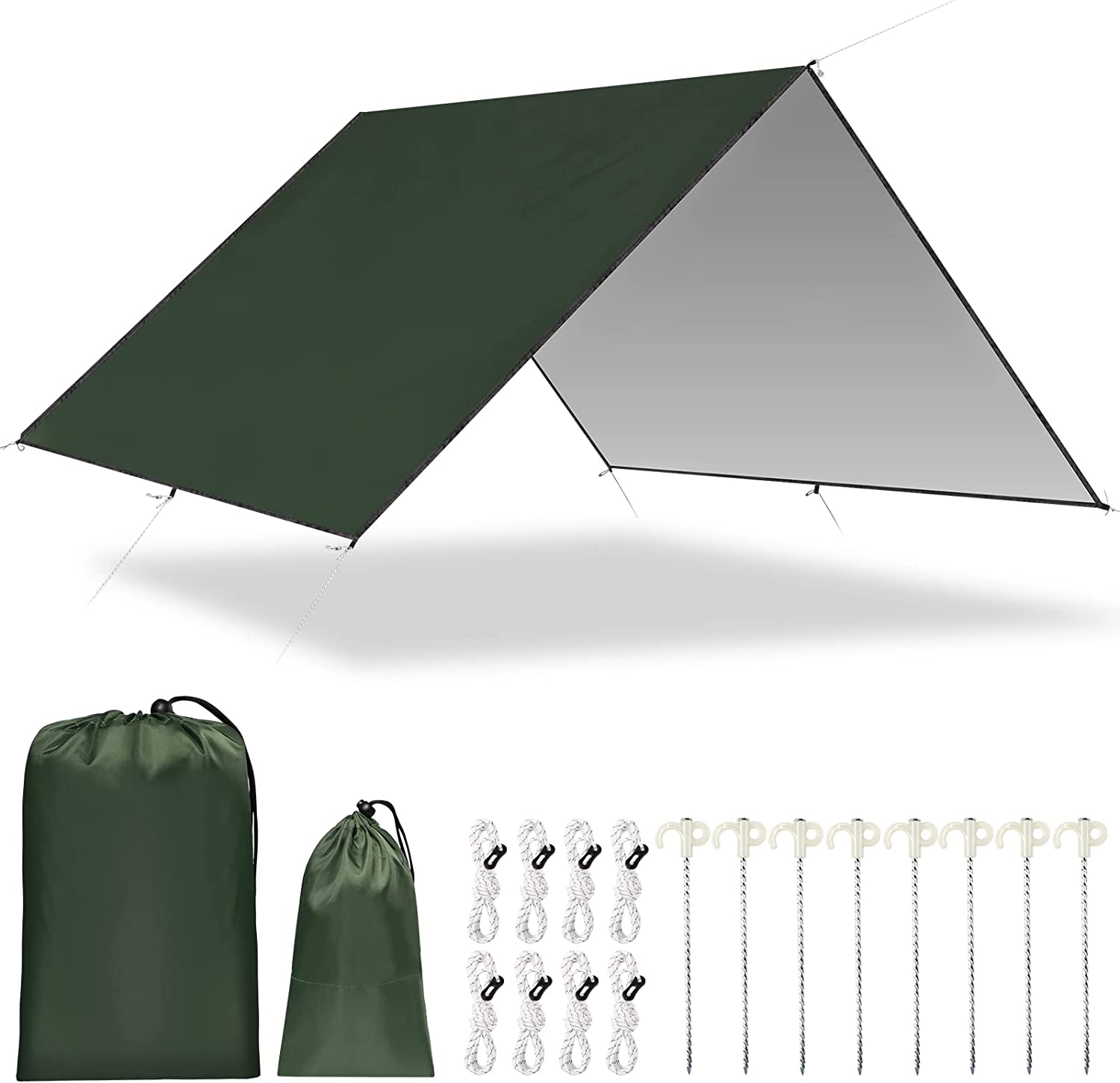 Hammock Rain Tarp - 2026 방수 캠핑 타프, 해먹 레인