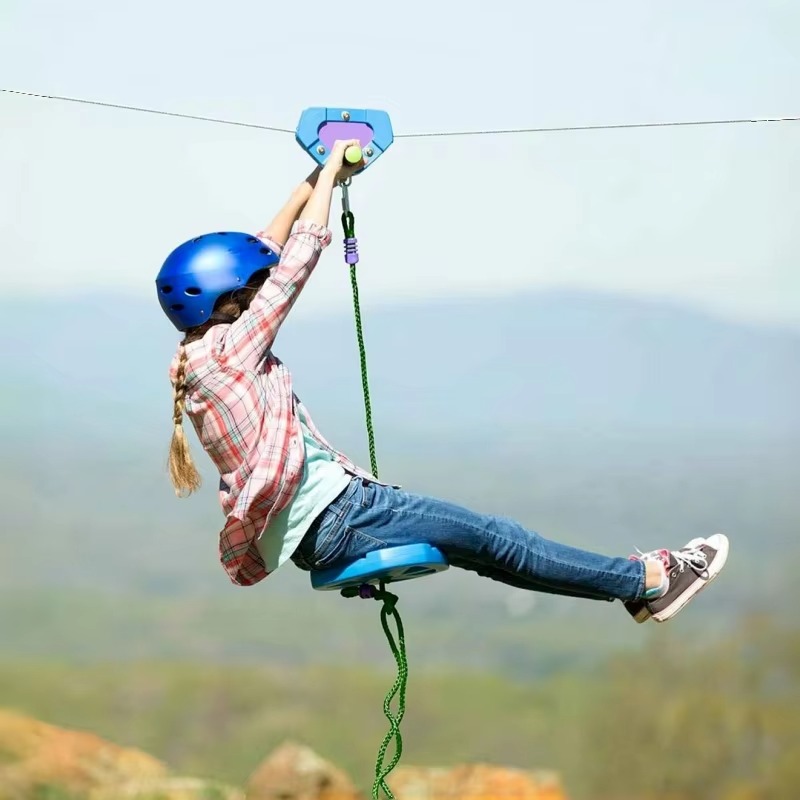 Outdoor Adventure Ziplines & Waterfall Puerto Vallarta - 지퍼라인 게임 세트, 튼튼한 시트와 풀리가