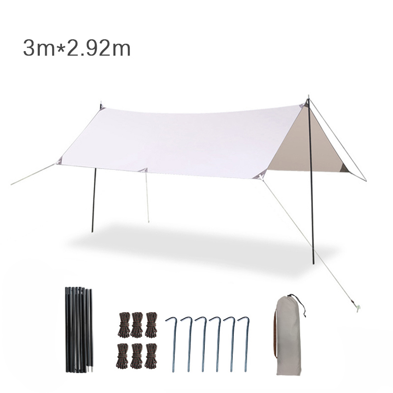 400*292cm 해먹 레인 플라이 캠핑 타프(폴대 포 - Hammock Rain Tarp 리뷰 및 가격