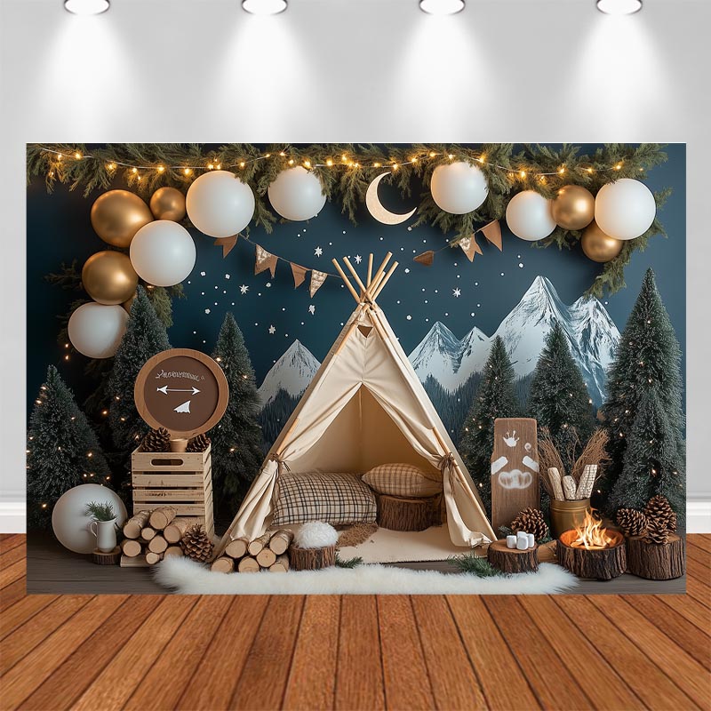 LS 야간 캠핑 사진 배경 숲 텐트 캠프파이어 달 배경 - Outdoor Adventure Background 리뷰 및 가격